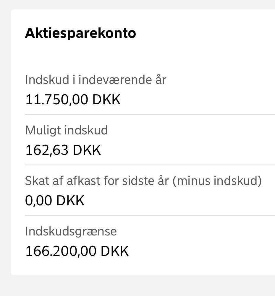 Aktiesparekonto