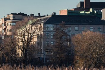 Illustrativt billede af huse en række huse i Helsinki